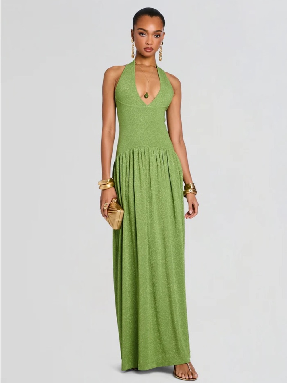 Retrofete green MARCELLE KNIT DRESS NWT size Small